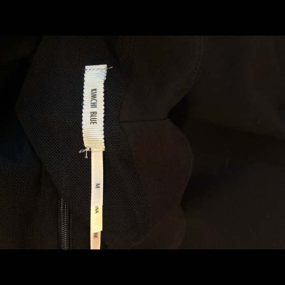 Black Scalloped Halter Dress Urban Outfitters - Picture 3 of 3